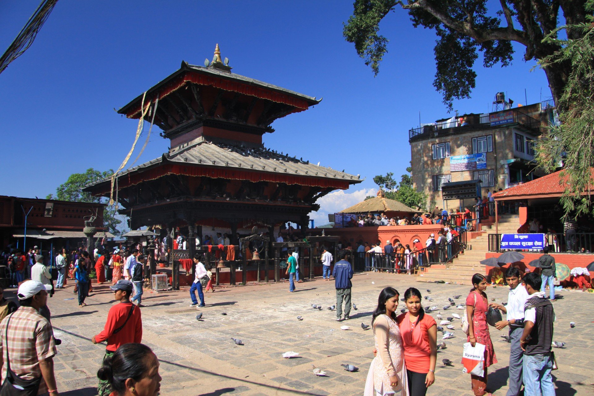 Der Manakamana Tempel in Nepal