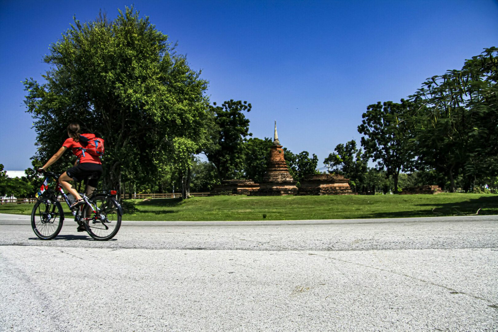 Sukhothai Mobilität mit Fahrrad